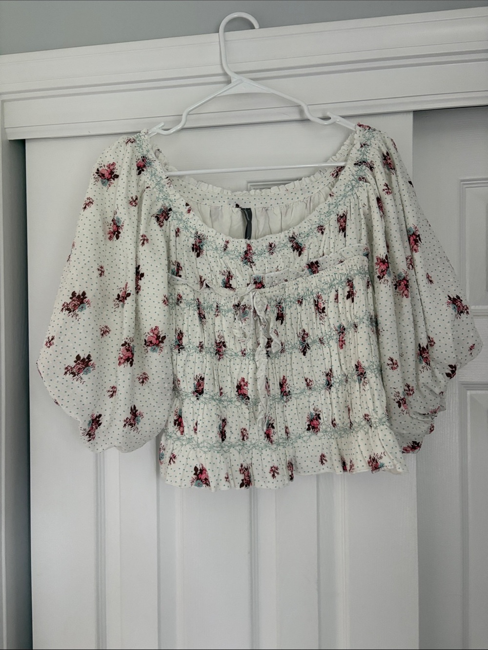 Anthropologie Floral Top